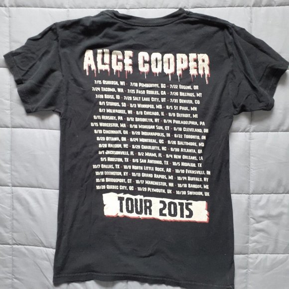 Alice Cooper Official I'm Watching You! 2015 Tour T-shirt Men's Small - Picture 2 of 9